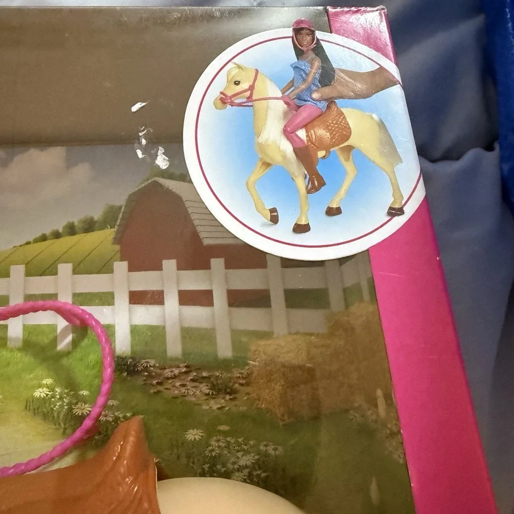 New AA Barbie Doll Loves Her Horse Black Hair  New In Box